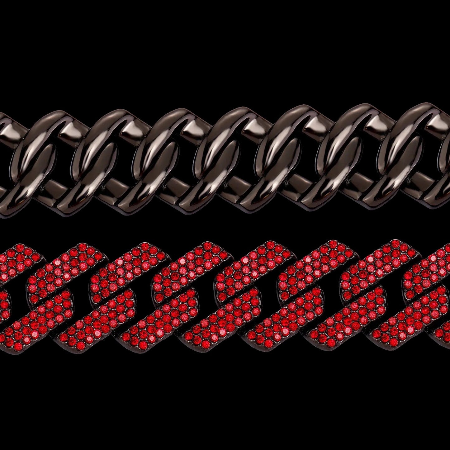 ICED OUT 20MM "RED PRONG CUBAN" ARMBAND - ICERAIN JEWELRY