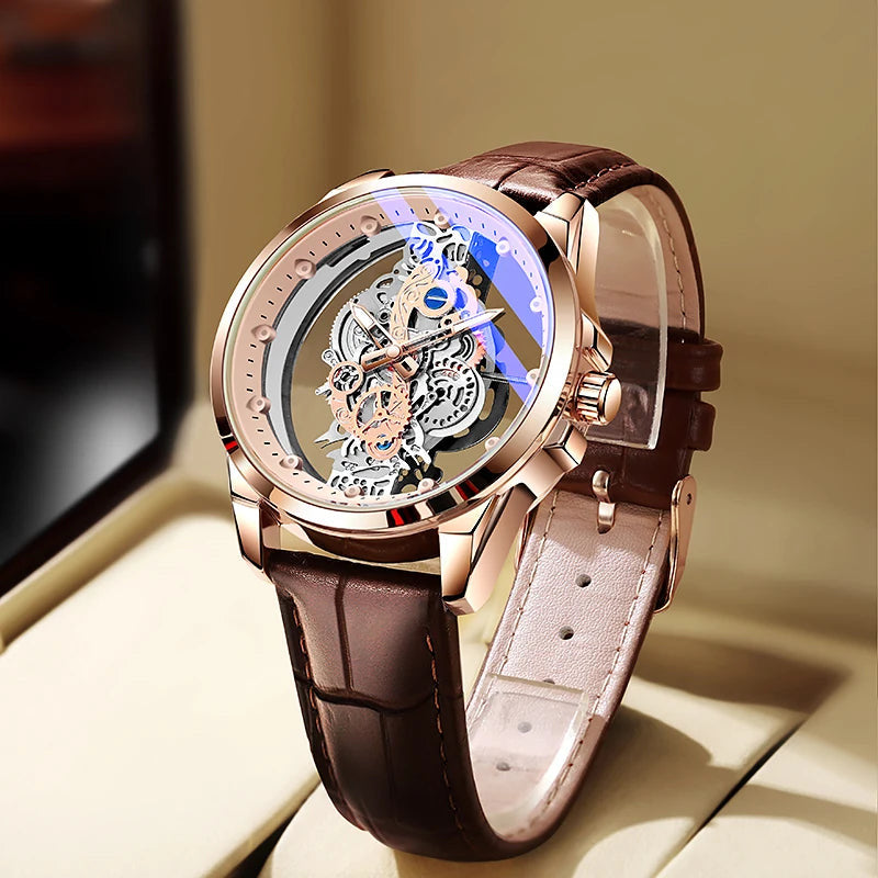 EDELSTAHL "TRASPARO" UHR - ICERAIN JEWELRY
