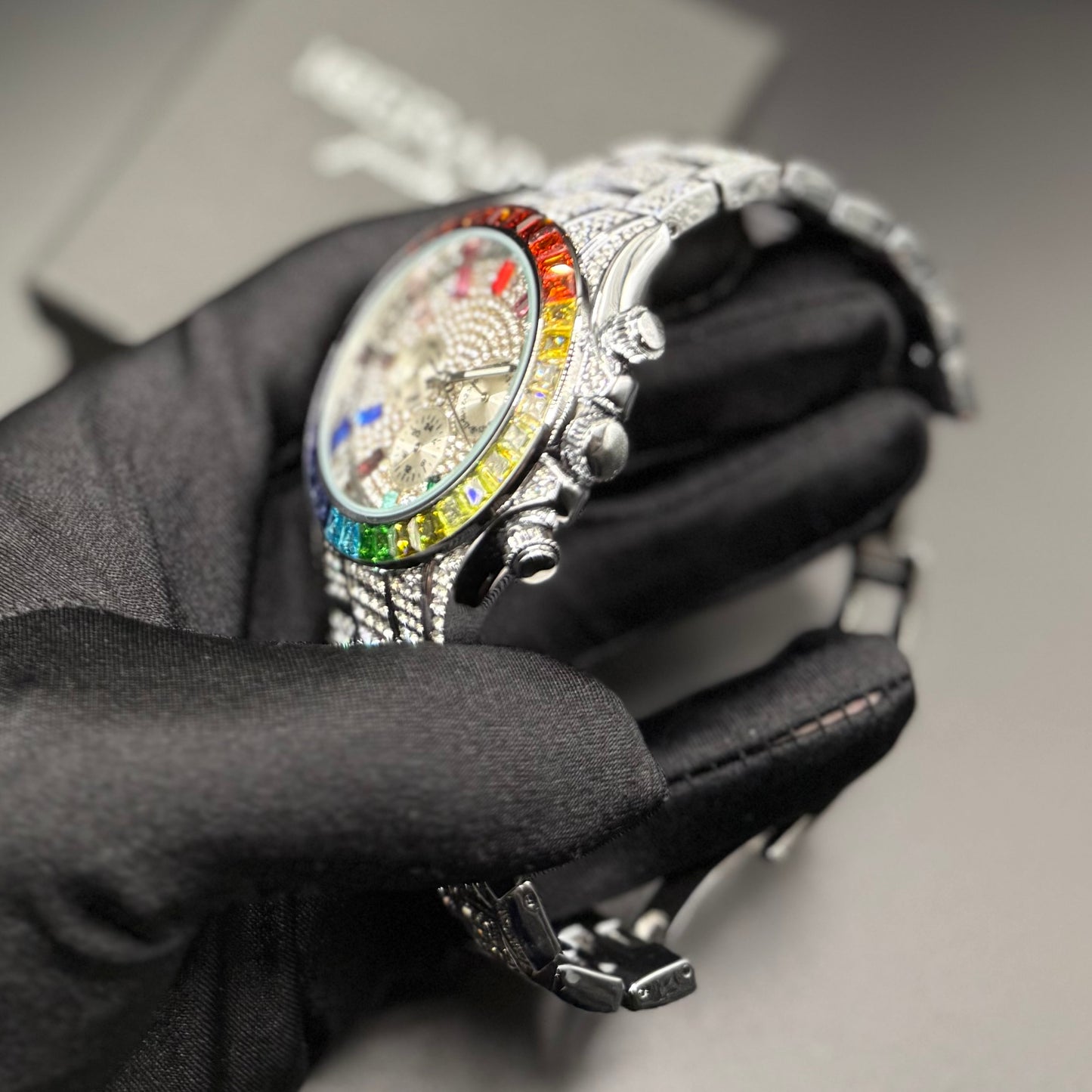 ICED OUT "SOLLINI" UHR - ICERAIN JEWELRY