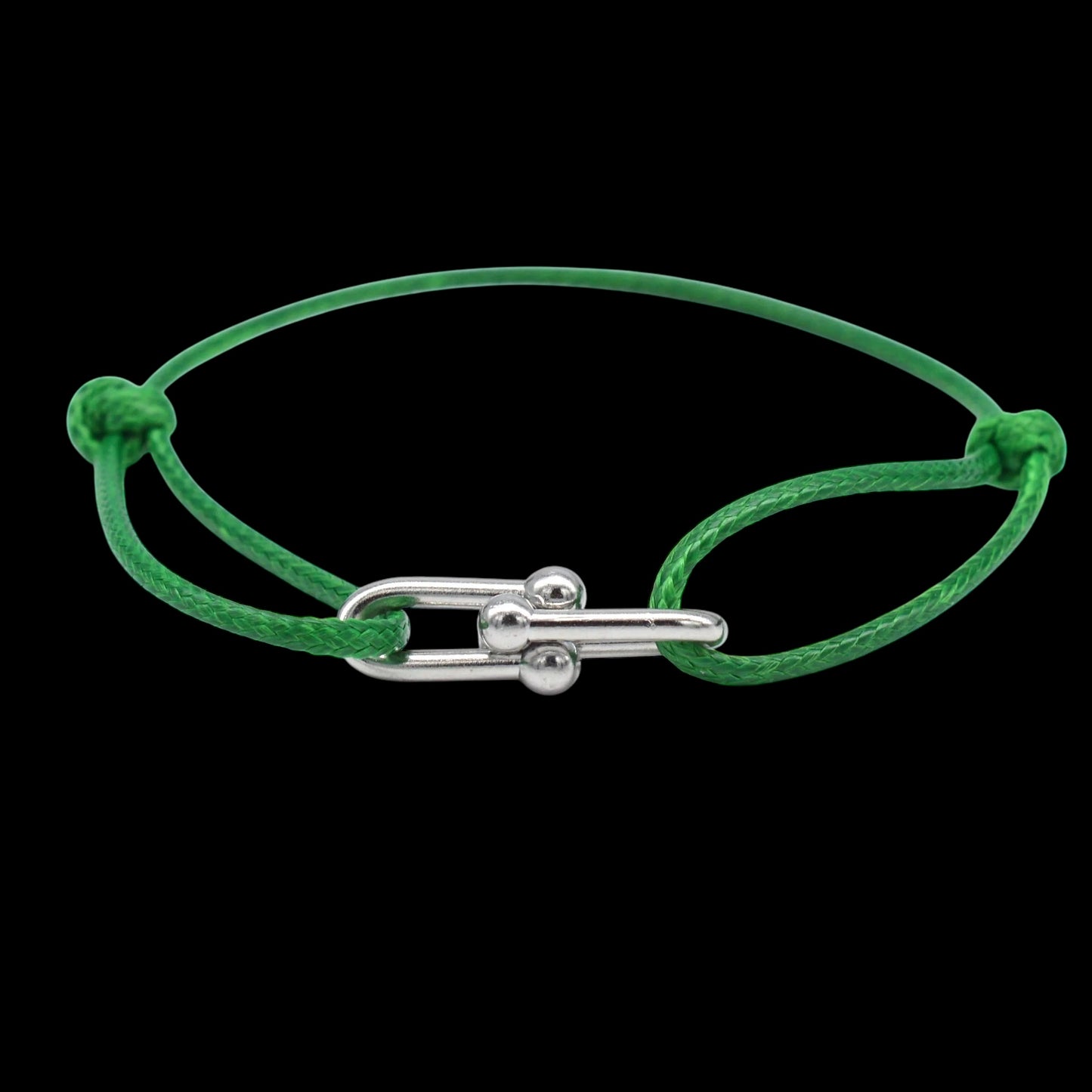 STOFF/EDELSTAHL "CLOSURE" ARMBAND - ICERAIN JEWELRY