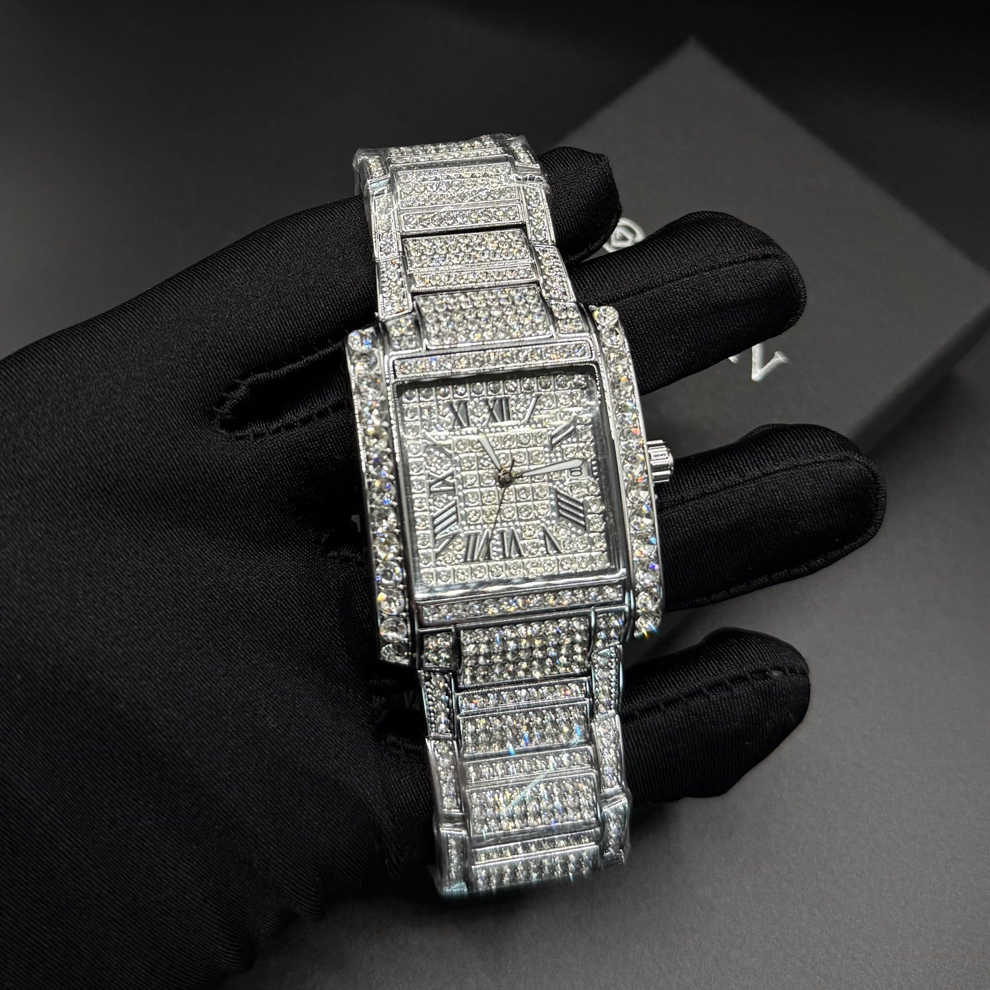 ICED OUT "SQUADROMER" UHR - ICERAIN JEWELRY