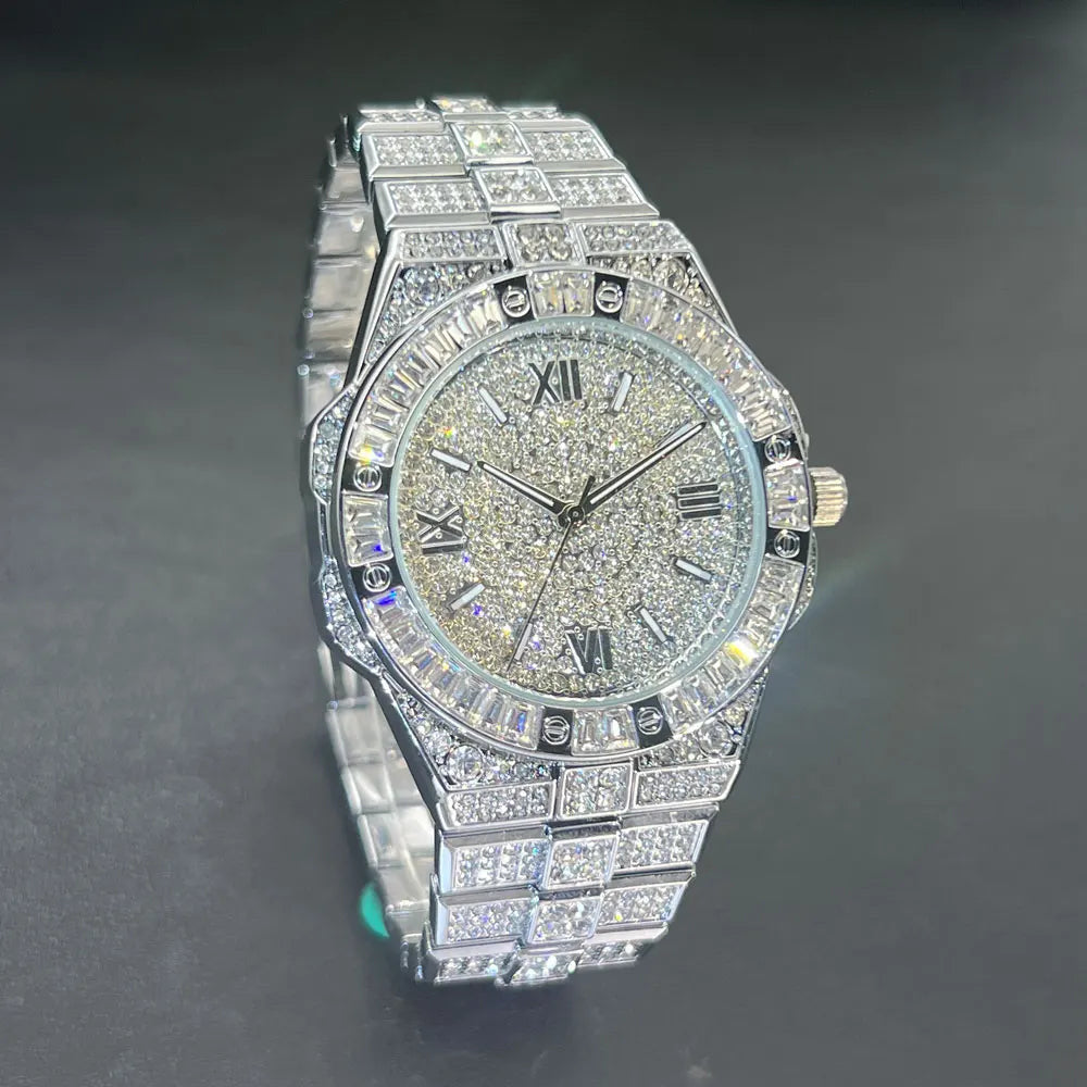 ICED OUT "FASHIONARY" UHR - ICERAIN JEWELRY