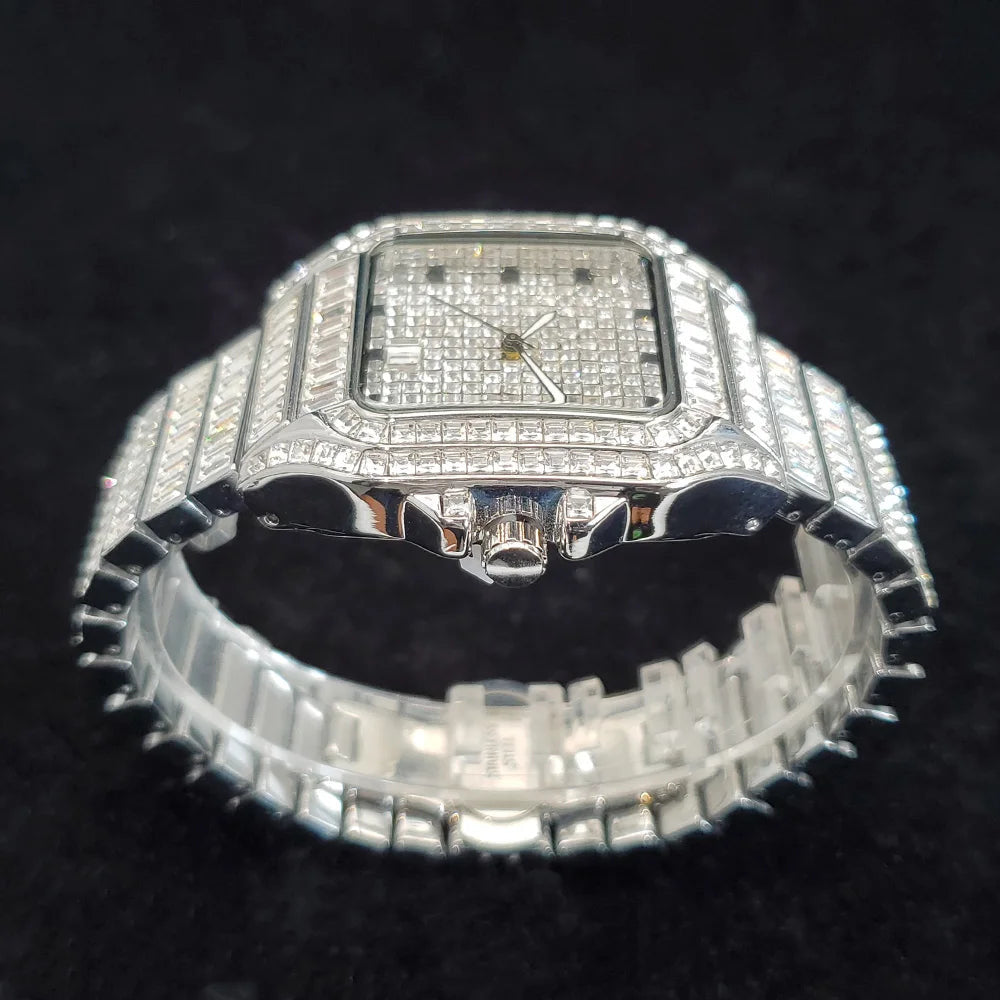ICED OUT "SHACH" UHR
