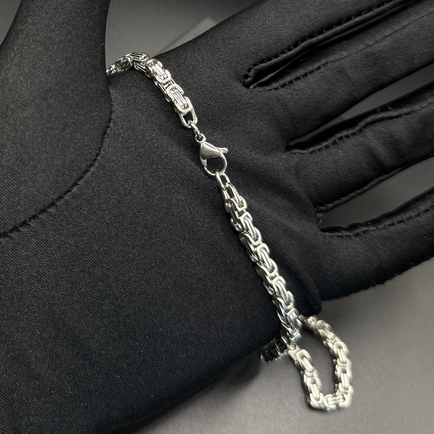 EDELSTAHL 4MM "SILVER KING" KETTE - ICERAIN JEWELRY