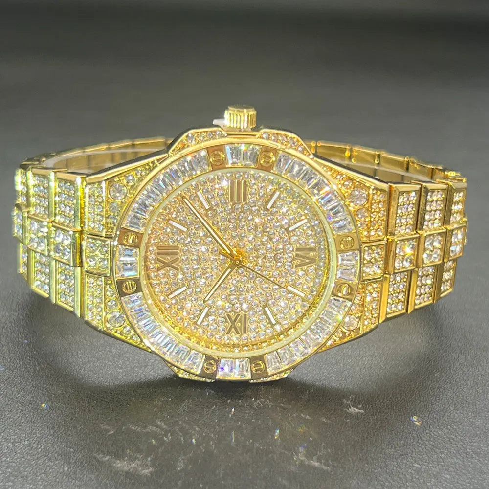 ICED OUT "FASHIONARY" UHR - ICERAIN JEWELRY