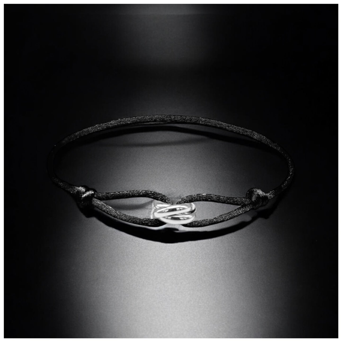 STOFF/EDELSTAHL "TRICOLOR" ARMBAND - ICERAIN JEWELRY