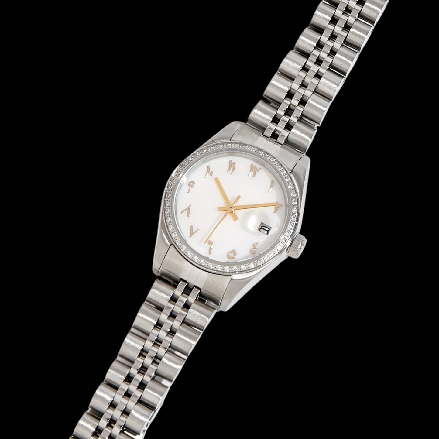 EDELSTAHL "ARABIC" FRAUEN UHR - ICERAIN JEWELRY