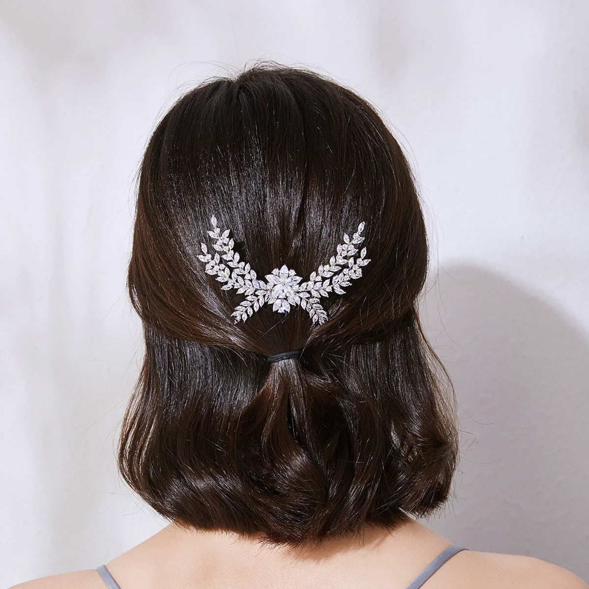 ICED OUT "FLORAL GRACE" DIADEM/TIARA