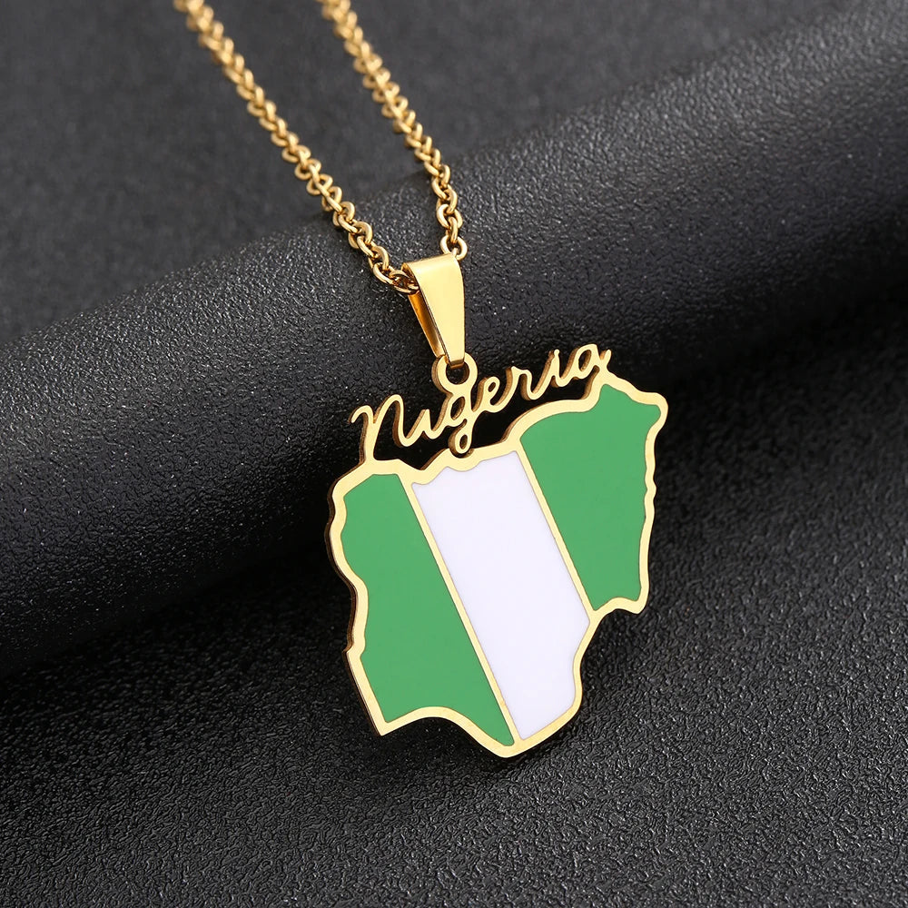 EDELSTAHL "NIGERIA V2" LÄNDERKETTE - ICERAIN JEWELRY