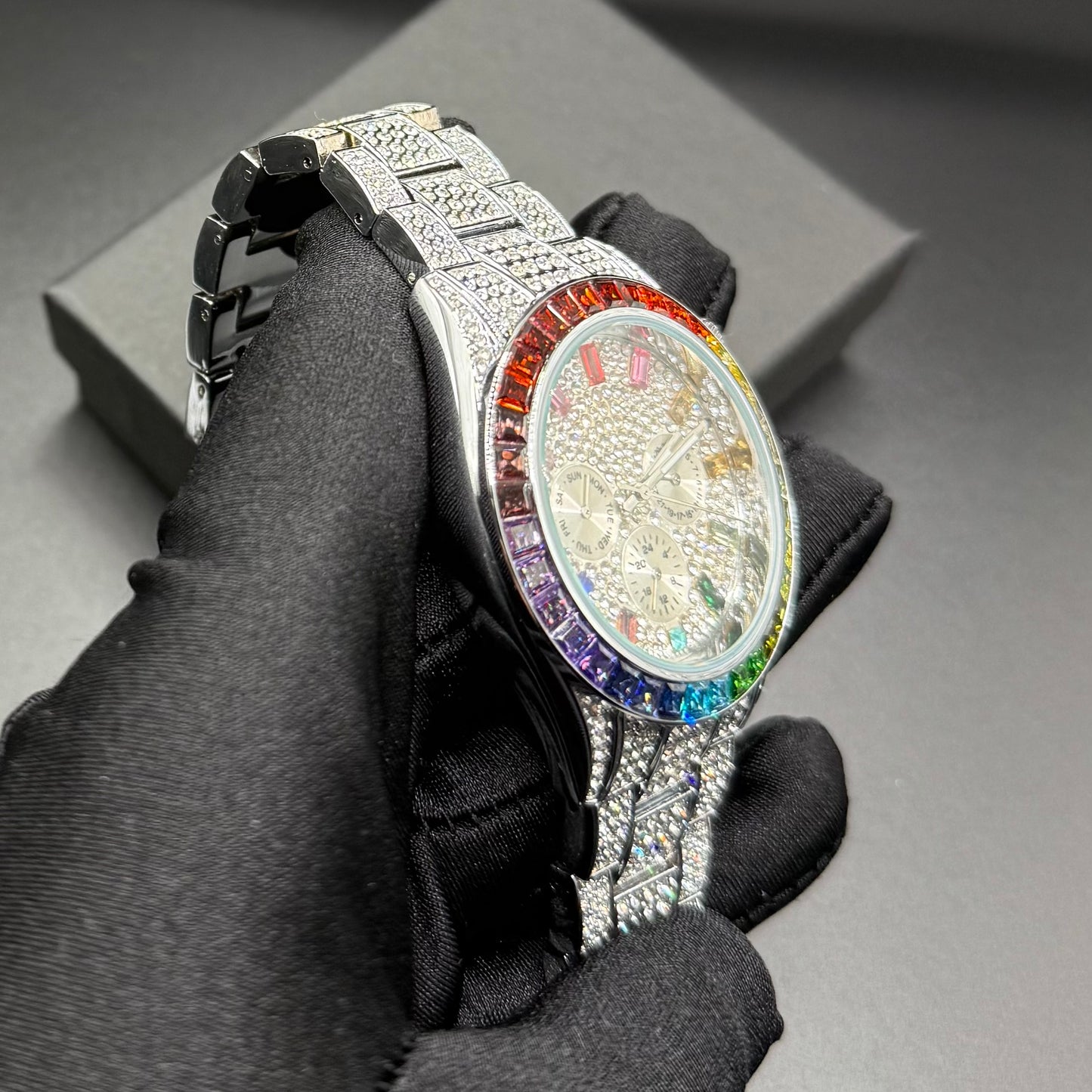 ICED OUT "SOLLINI" UHR - ICERAIN JEWELRY