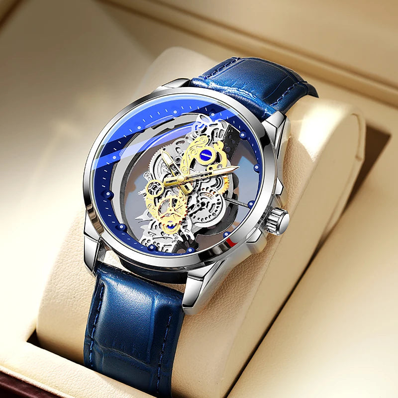 EDELSTAHL "TRASPARO" UHR - ICERAIN JEWELRY