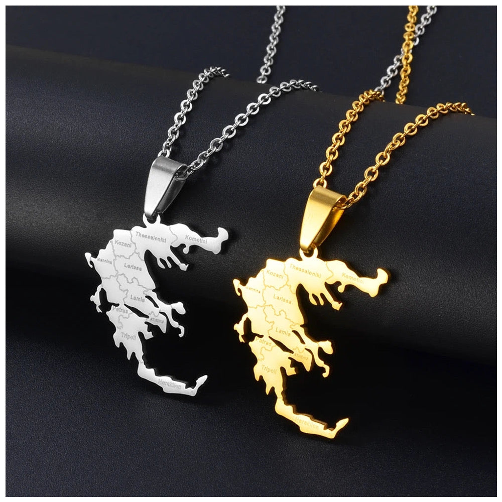 EDELSTAHL "GREECE V2" LÄNDERKETTE - ICERAIN JEWELRY