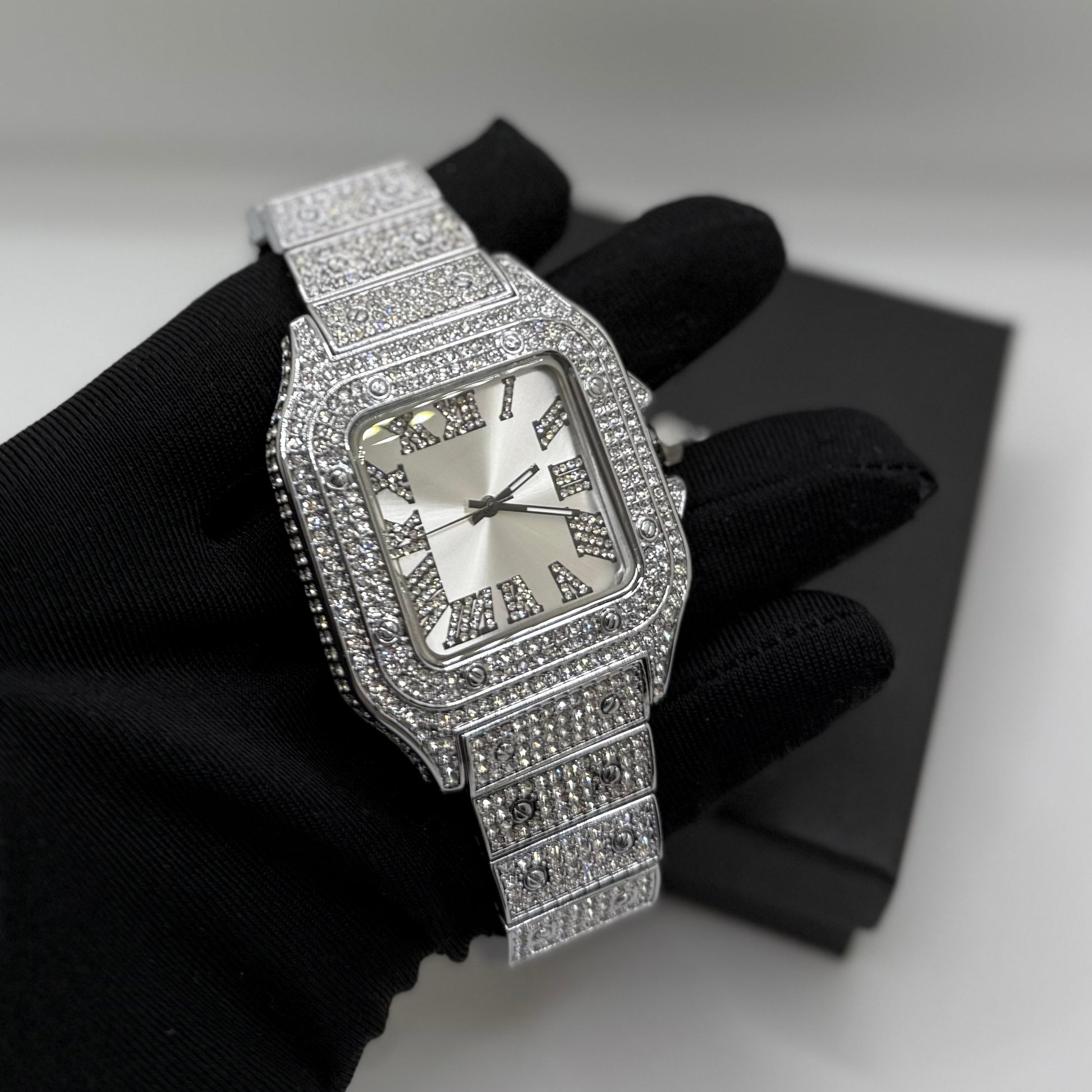 ICED OUT "PIAZZA" UHR - ICERAIN JEWELRY