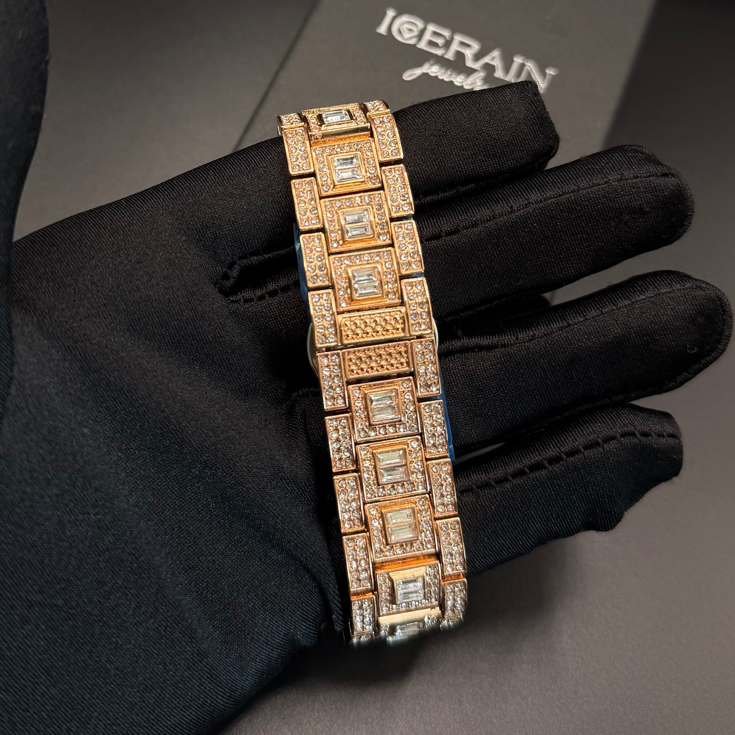 ICED OUT "ARABIC" UHR - ICERAIN JEWELRY