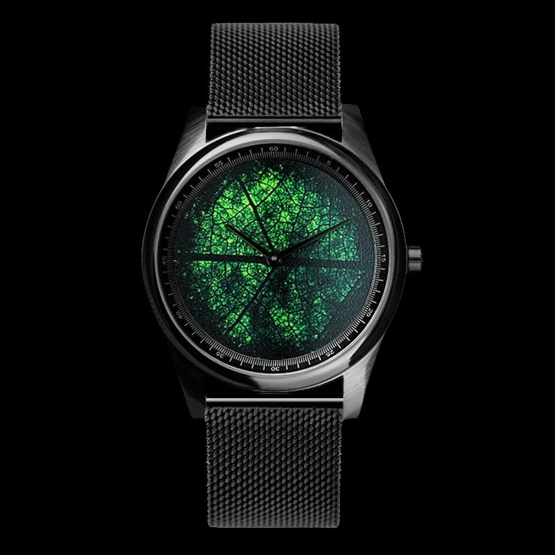 EDELSTAHL "LEAF" UHR - ICERAIN JEWELRY