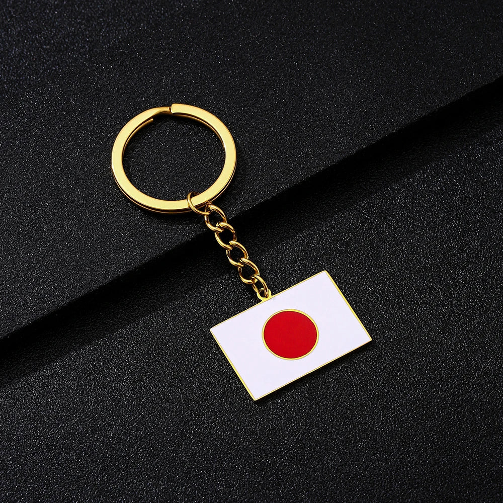 EDELSTAHL "JAPAN" SCHLÜSSELANHÄNGER - ICERAIN JEWELRY