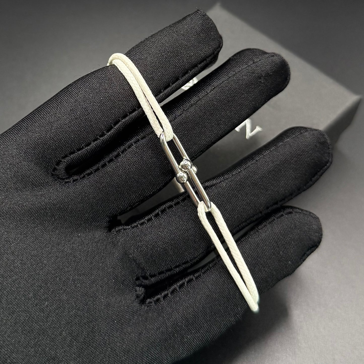 STOFF/EDELSTAHL "CLOSURE" ARMBAND - ICERAIN JEWELRY