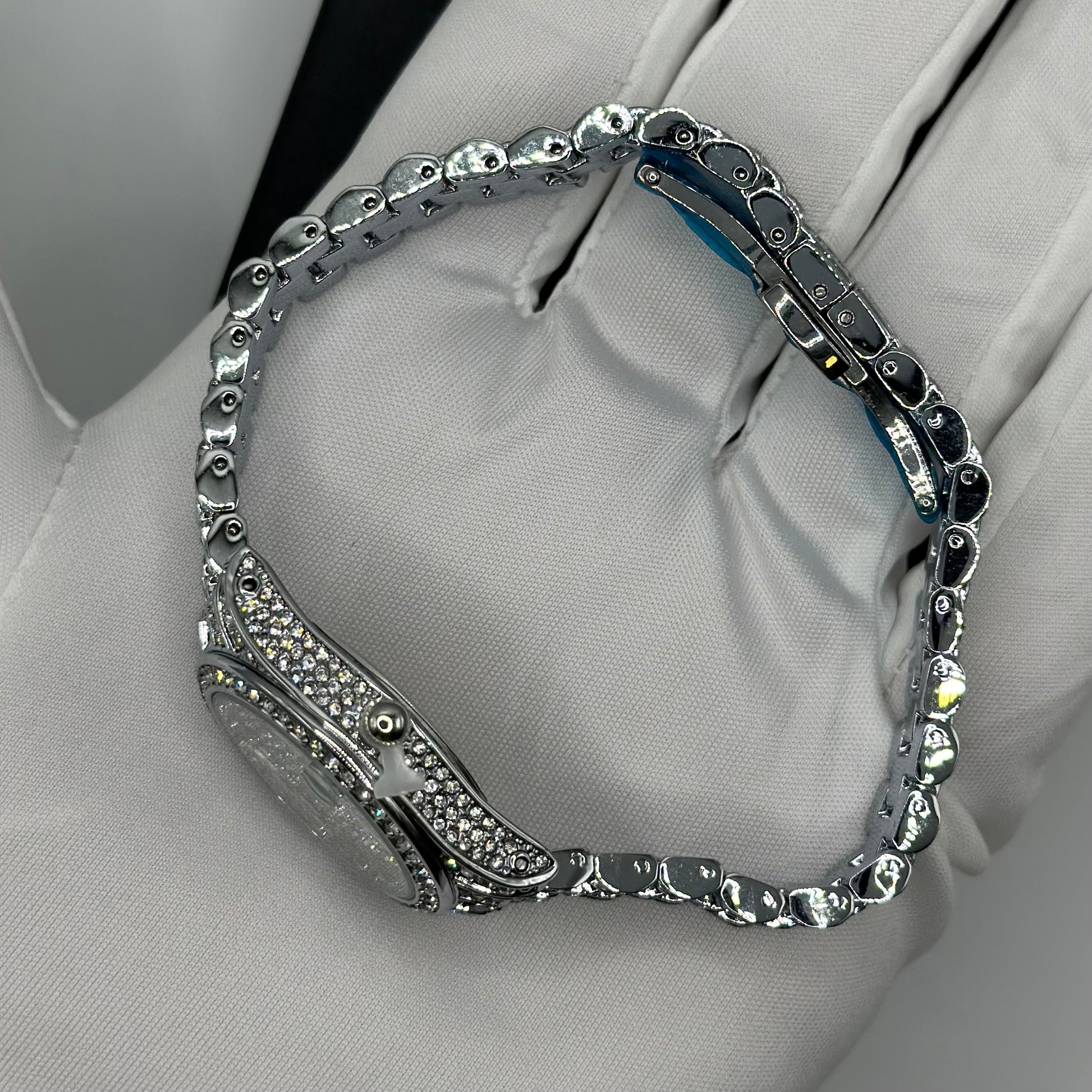 ICED OUT "DRESSOLO" UHR - ICERAIN JEWELRY