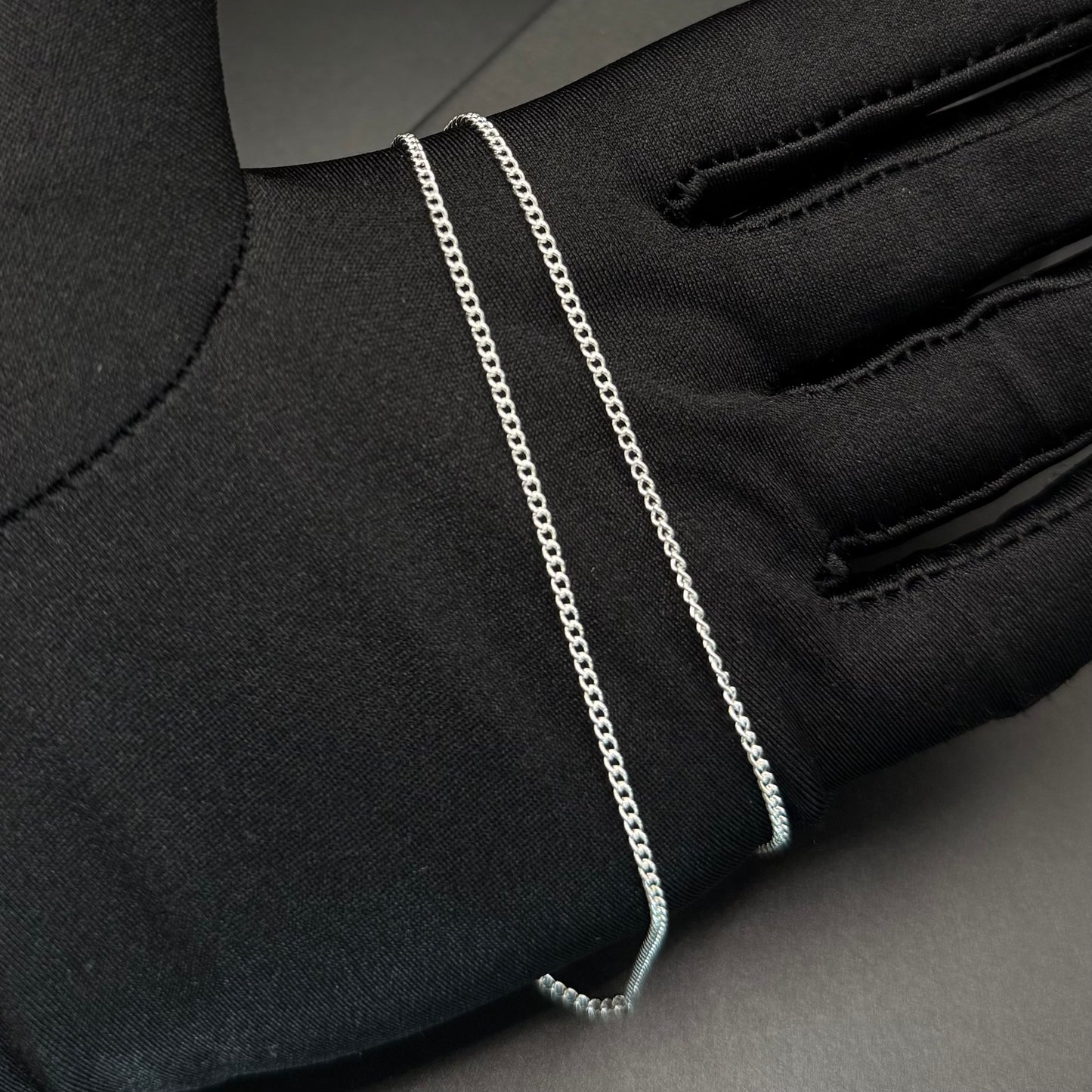 SALE | 925S SILVER 2MM 50CM "CUBAN" KETTE - ICERAIN JEWELRY
