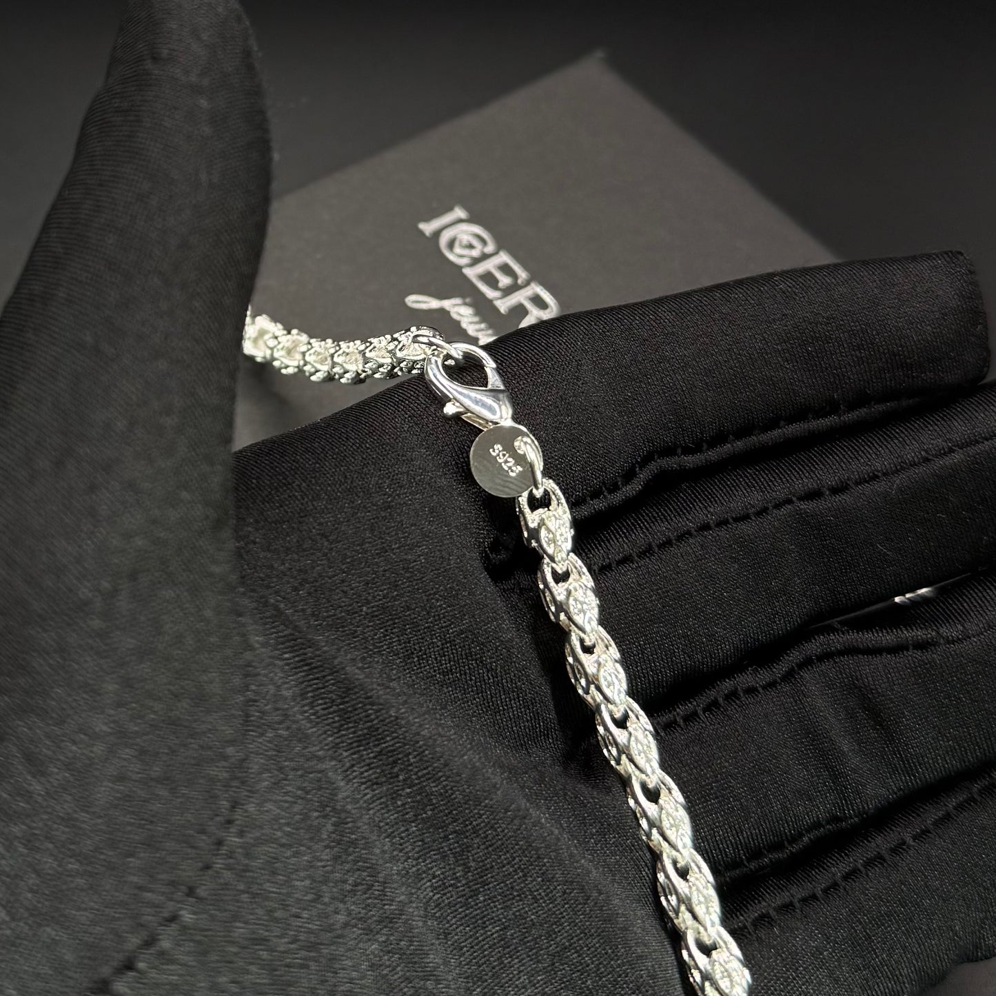 925S SILVER 5MM "FAUCET" KETTE - ICERAIN JEWELRY