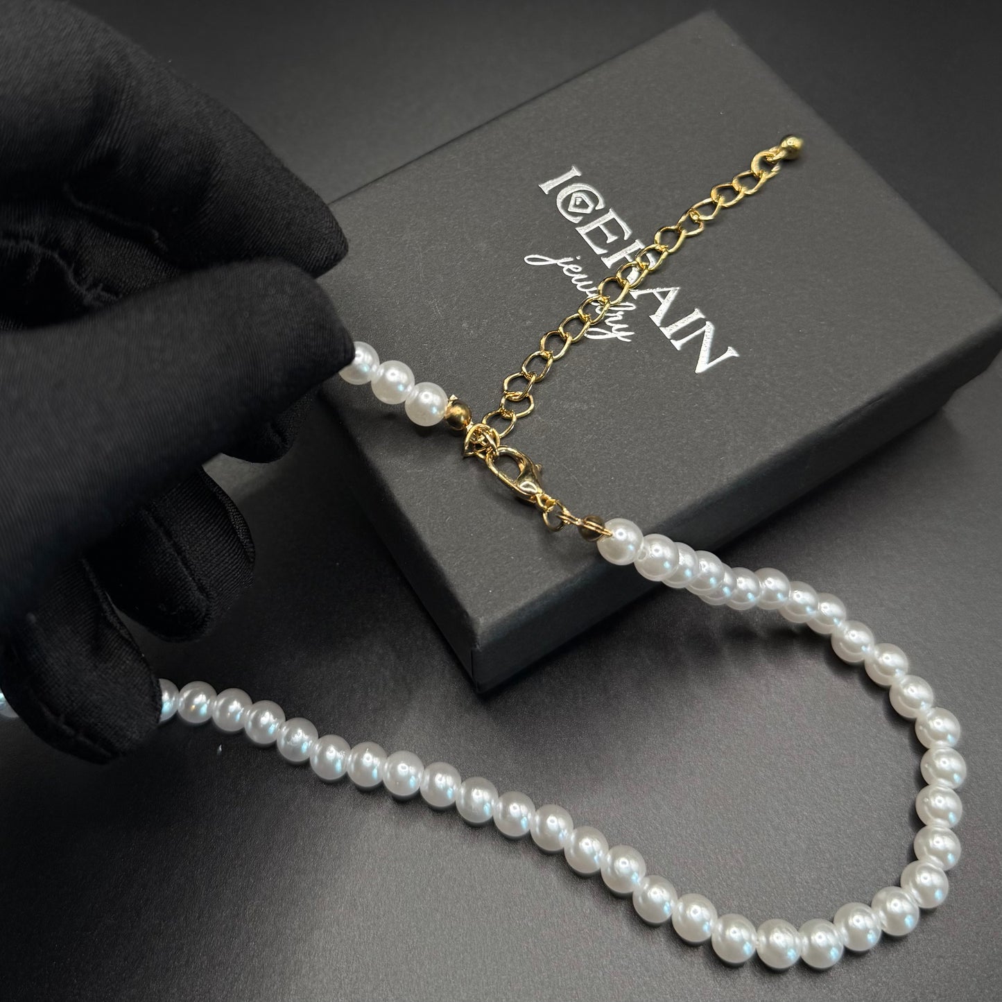 EDELSTAHL "PEARL" KETTE - ICERAIN JEWELRY