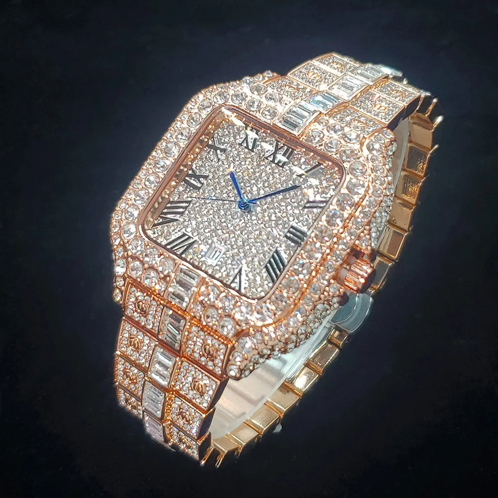 ICED OUT "PIAZZA V5" UHR - ICERAIN JEWELRY