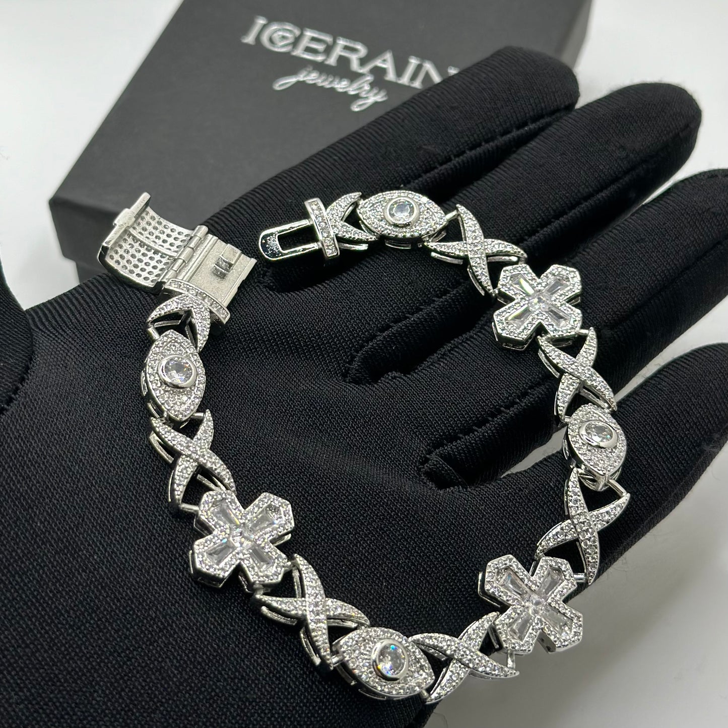 ICED OUT 10MM "COLLABO" ARMBAND - ICERAIN JEWELRY