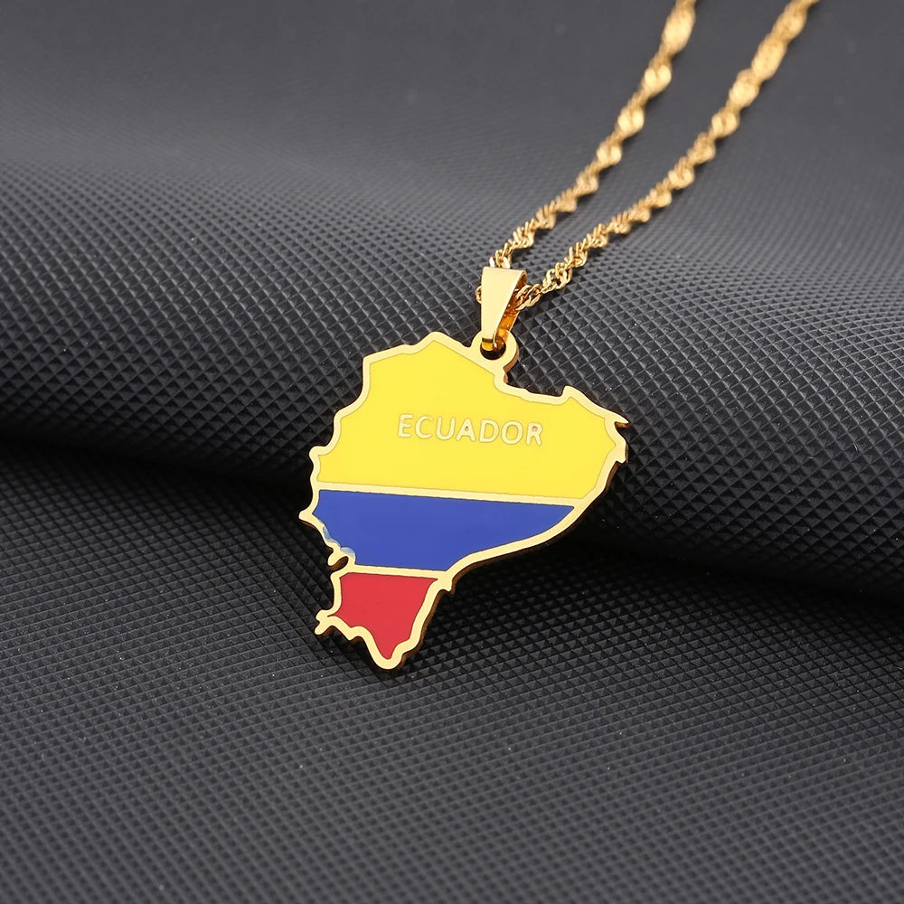 EDELSTAHL "ECUADOR" LÄNDERKETTE - ICERAIN JEWELRY
