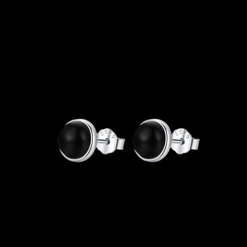 925S SILVER "ACHAT" OHRRINGE - ICERAIN JEWELRY