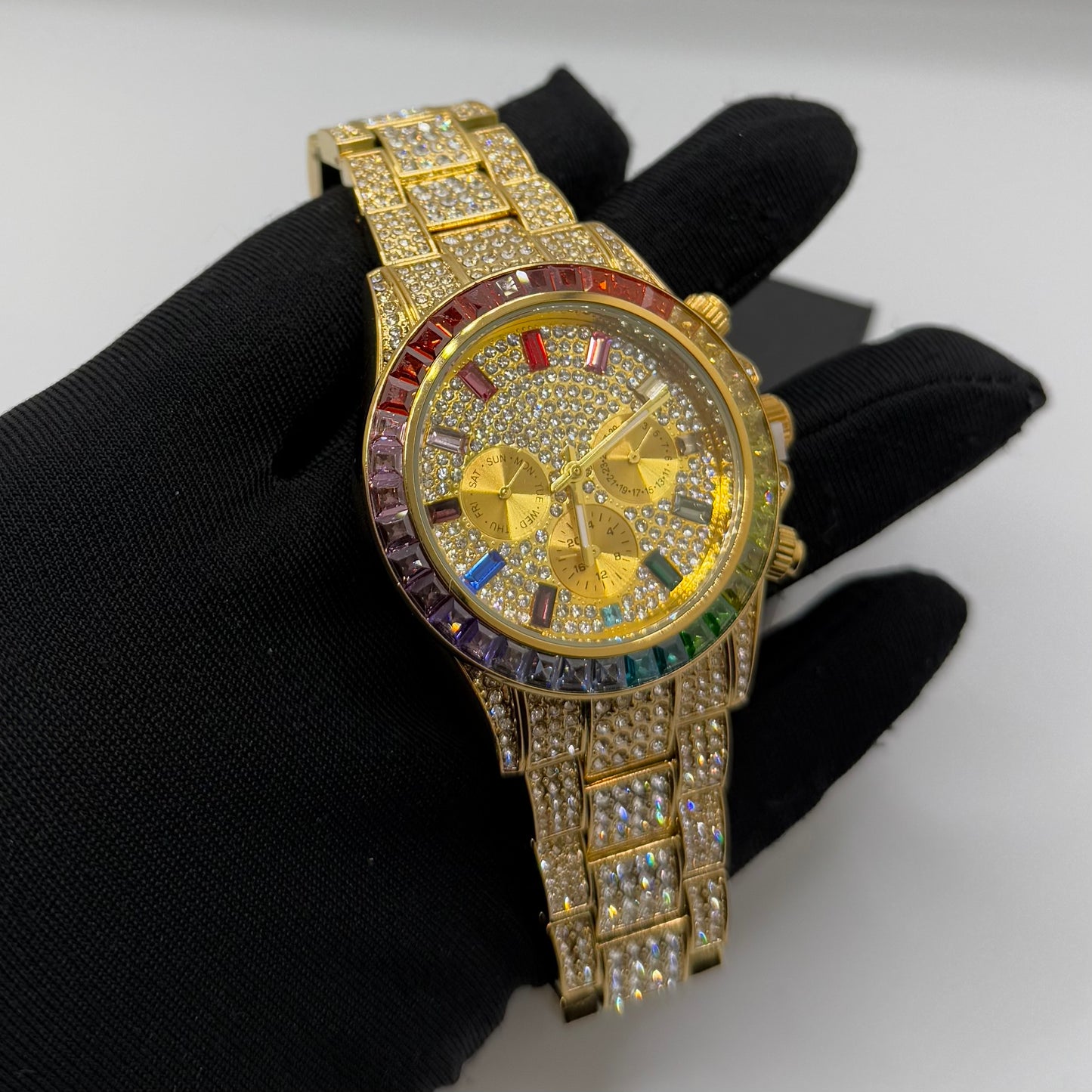 ICED OUT "SOLLINI" UHR - ICERAIN JEWELRY