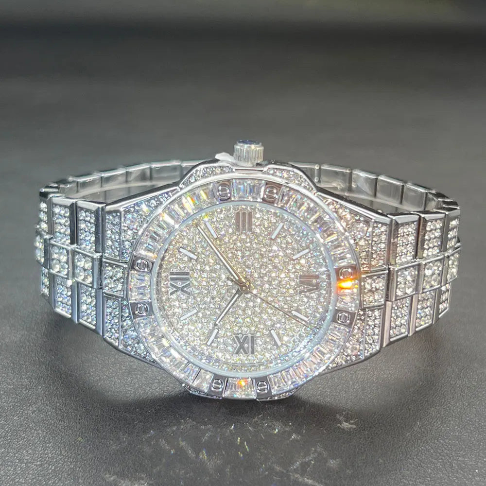 ICED OUT "FASHIONARY" UHR - ICERAIN JEWELRY