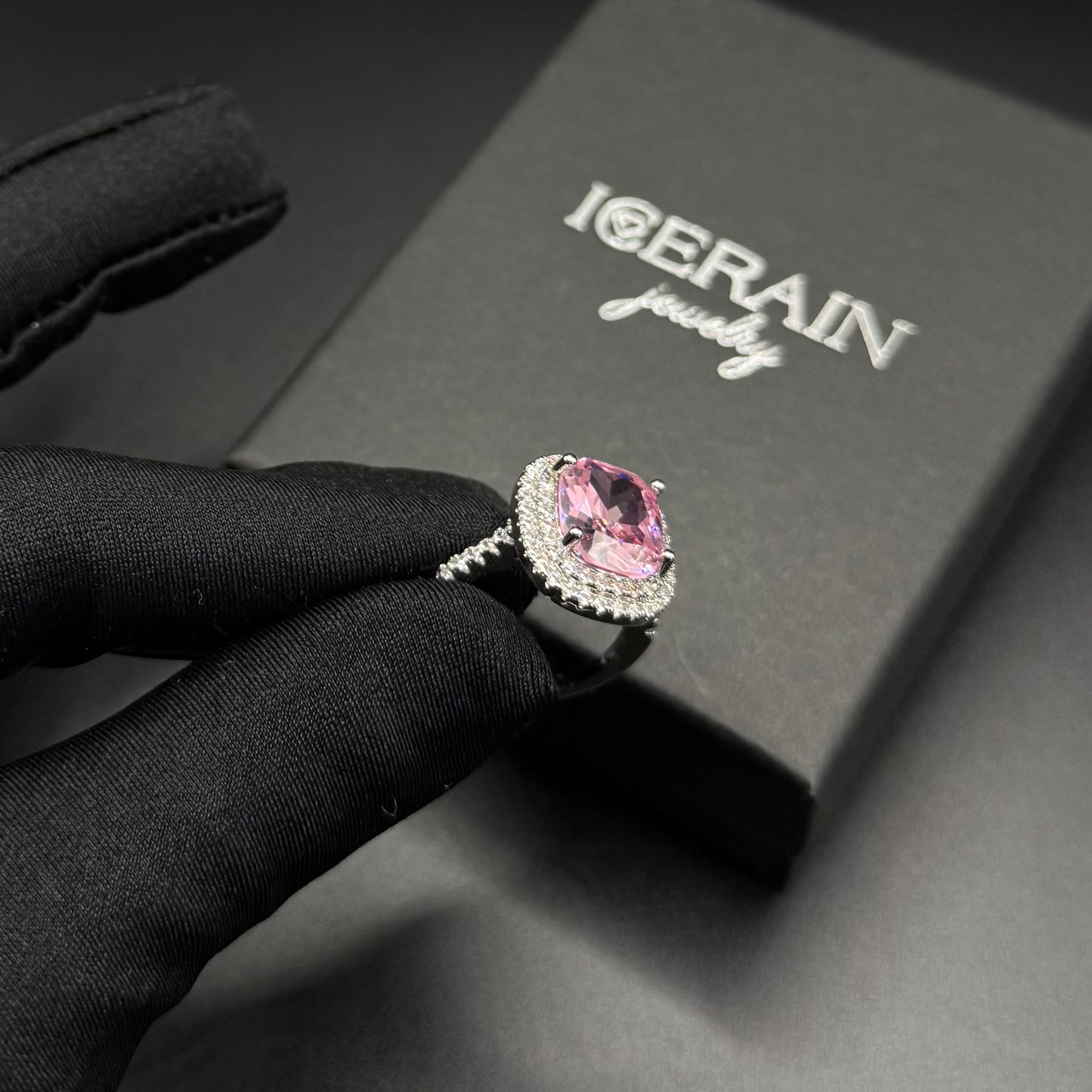 SALE | ICED OUT GRÖSSE 7 (17MM DURCHMESSER) "ROMANTICA" RING - ICERAIN JEWELRY