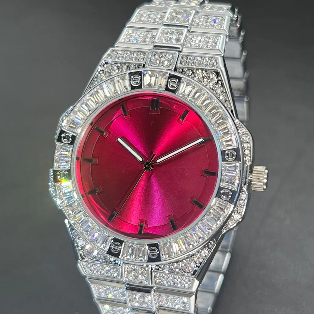 ICED OUT "FASHIONARY" UHR - ICERAIN JEWELRY