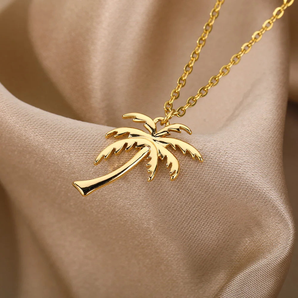 EDELSTAHL "PALM" KETTE - ICERAIN JEWELRY