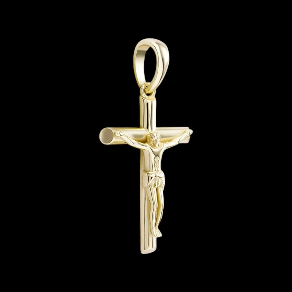 925S SILVER "JESUS CROSS" KETTE - ICERAIN JEWELRY
