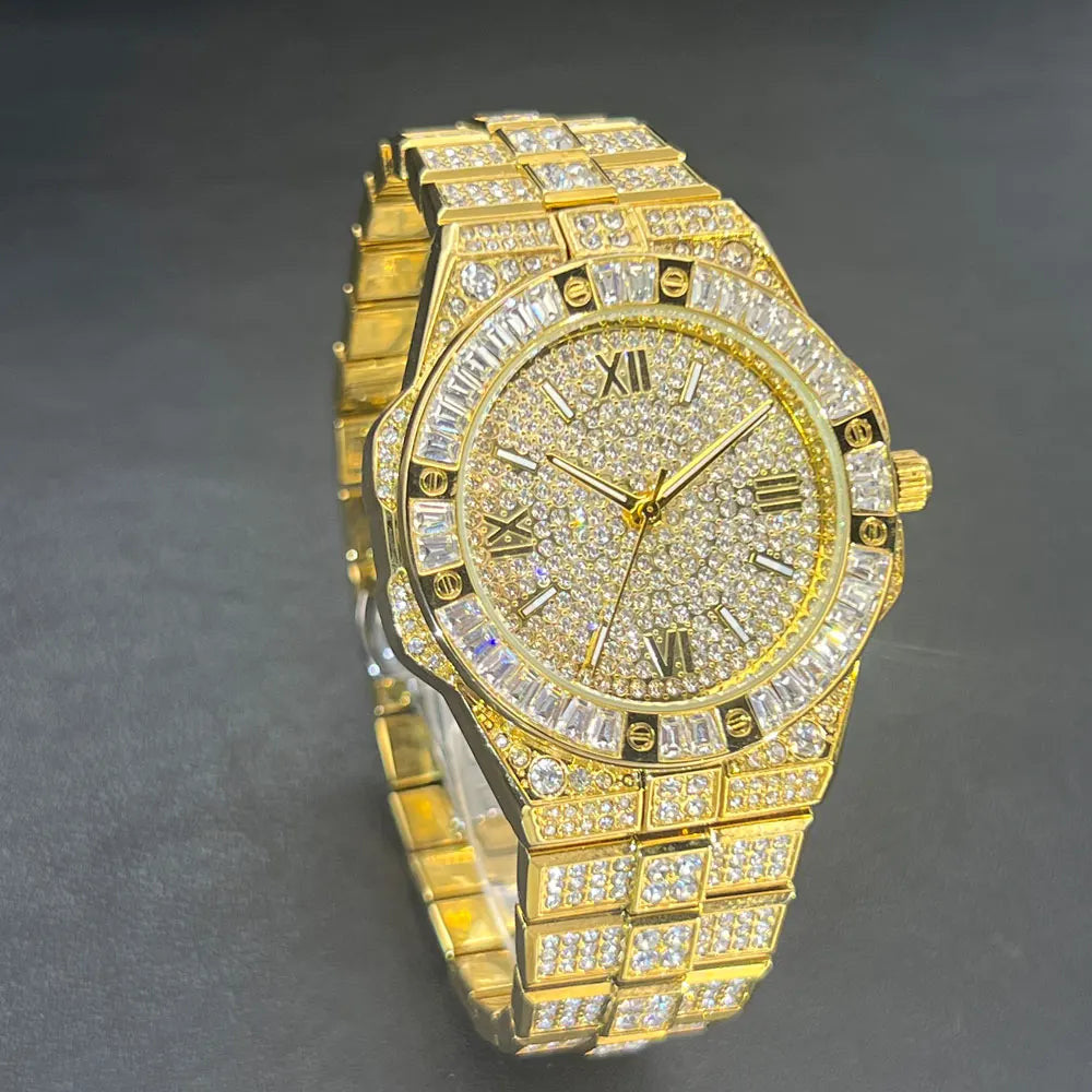 ICED OUT "FASHIONARY" UHR - ICERAIN JEWELRY