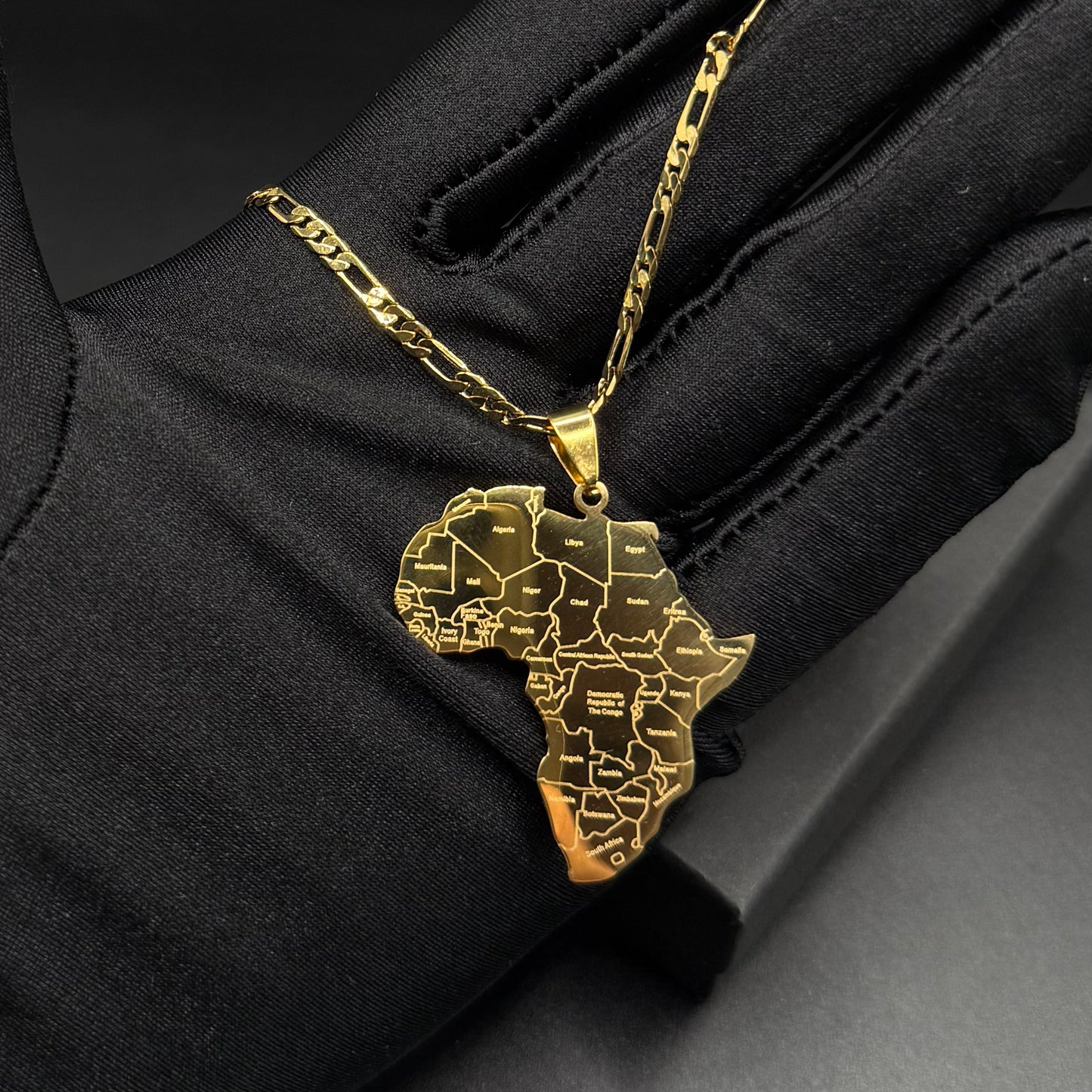 EDELSTAHL "AFRICA V3" LÄNDERKETTE - ICERAIN JEWELRY