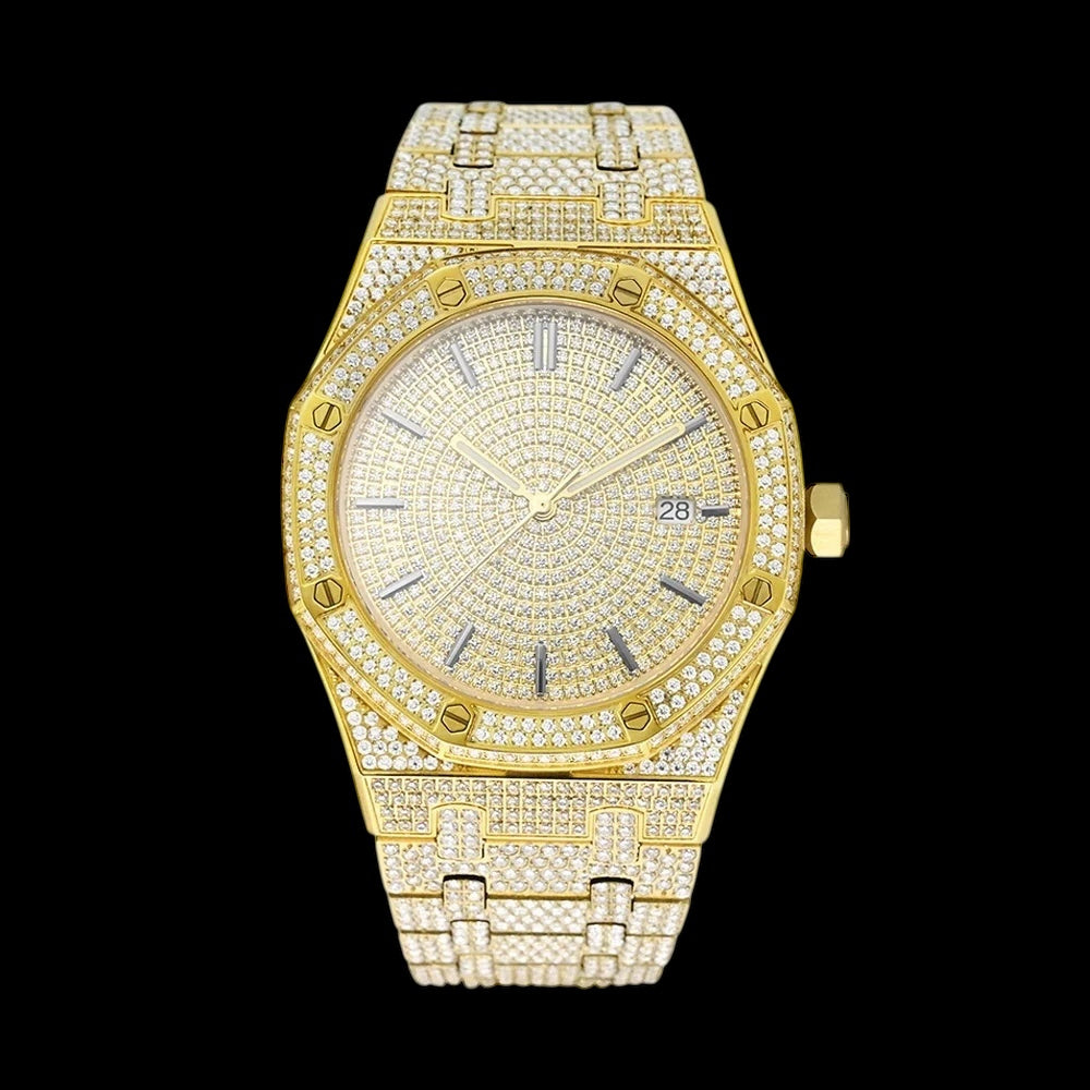 ICED OUT 42MM MOISSANITE "APOSTEL" UHR