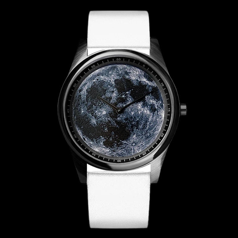 EDELSTAHL "MOON" UHR - ICERAIN JEWELRY