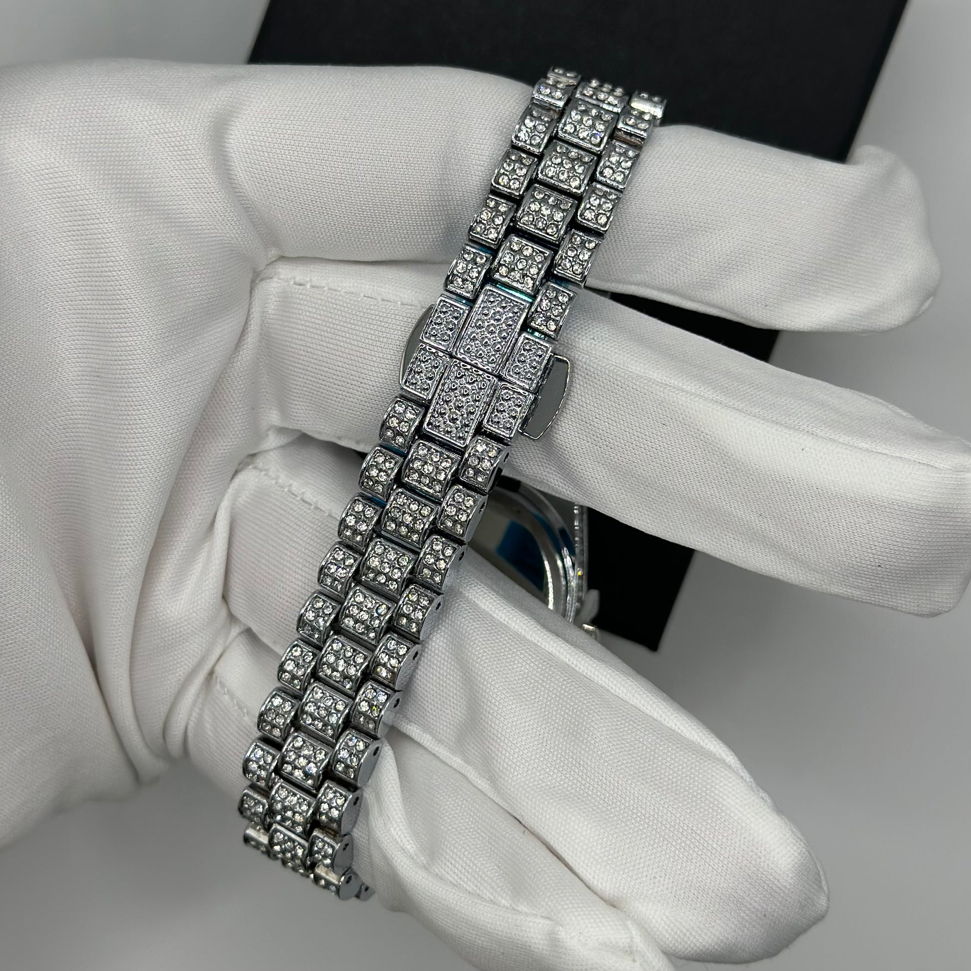 ICED OUT "DRESSOLO" UHR - ICERAIN JEWELRY