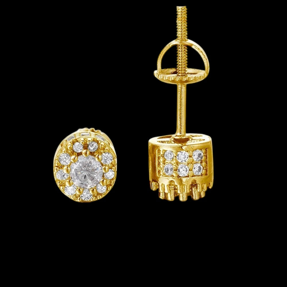 ICED OUT "FRANKO" OHRRINGE - ICERAIN JEWELRY