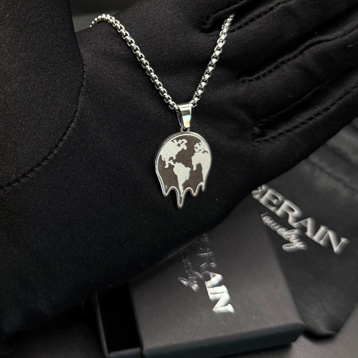 EDELSTAHL "WORLD 999" KETTE - ICERAIN JEWELRY