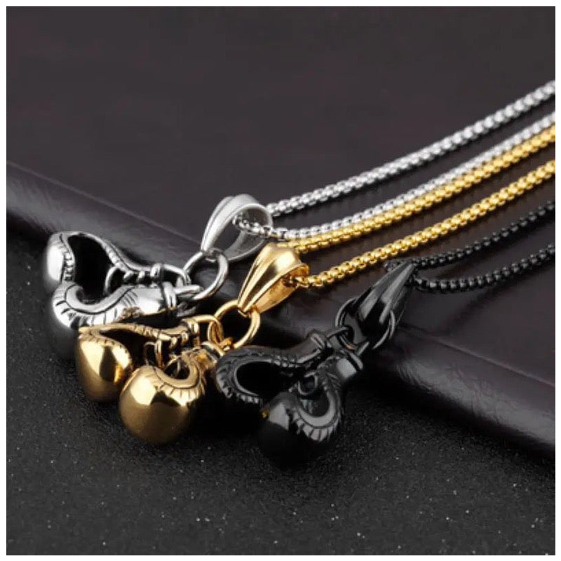 EDELSTAHL "BOXING GLOVE" KETTE - ICERAIN JEWELRY