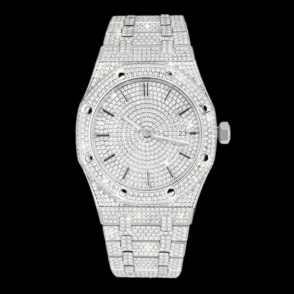 ICED OUT 42MM MOISSANITE "APOSTEL" UHR