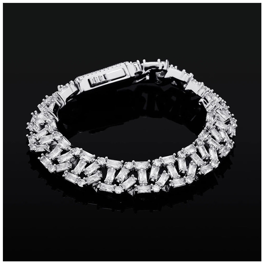 ICED OUT 10MM "STEZZA CUBAN" ARMBAND - ICERAIN JEWELRY