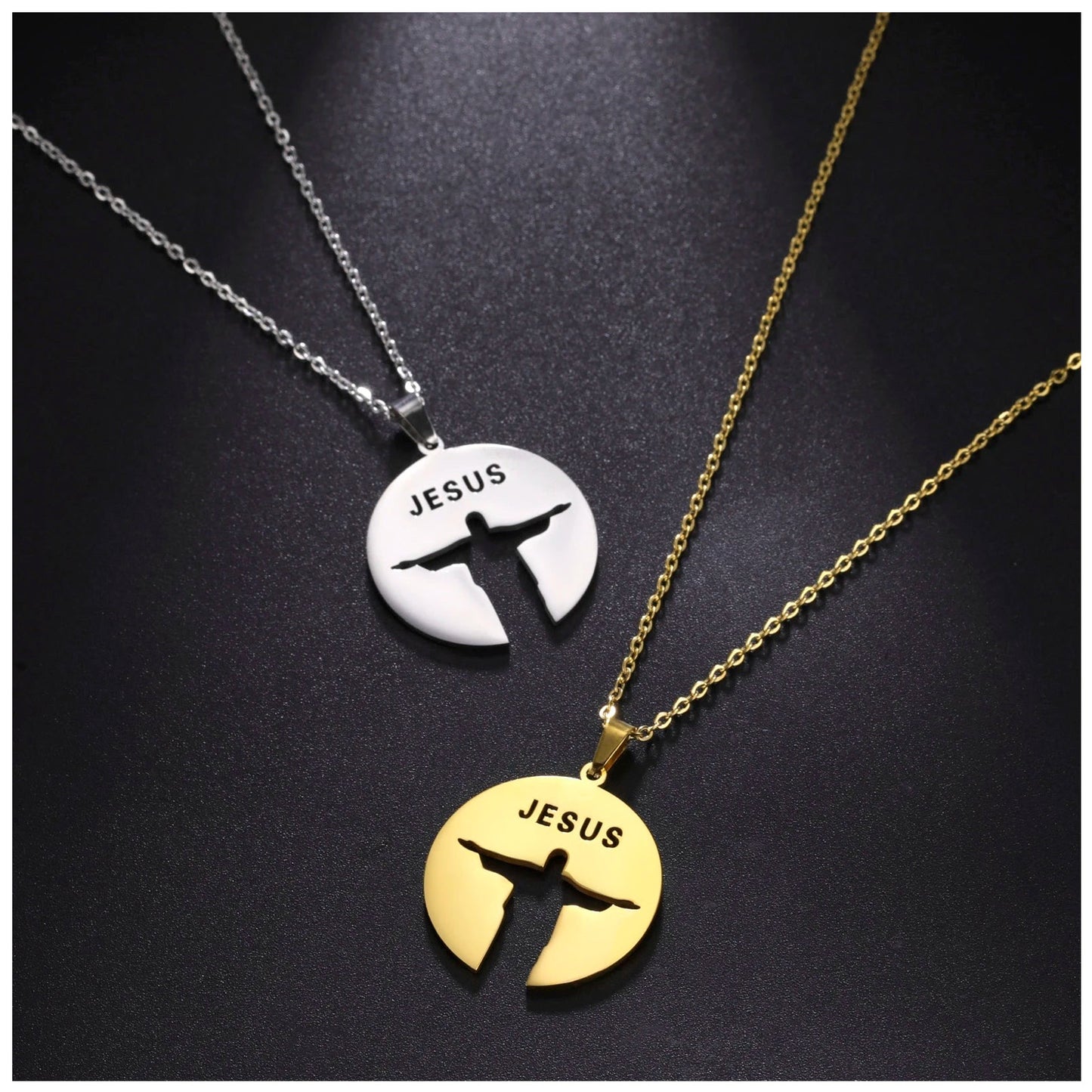 EDELSTAHL "JESUS" KETTE - ICERAIN JEWELRY