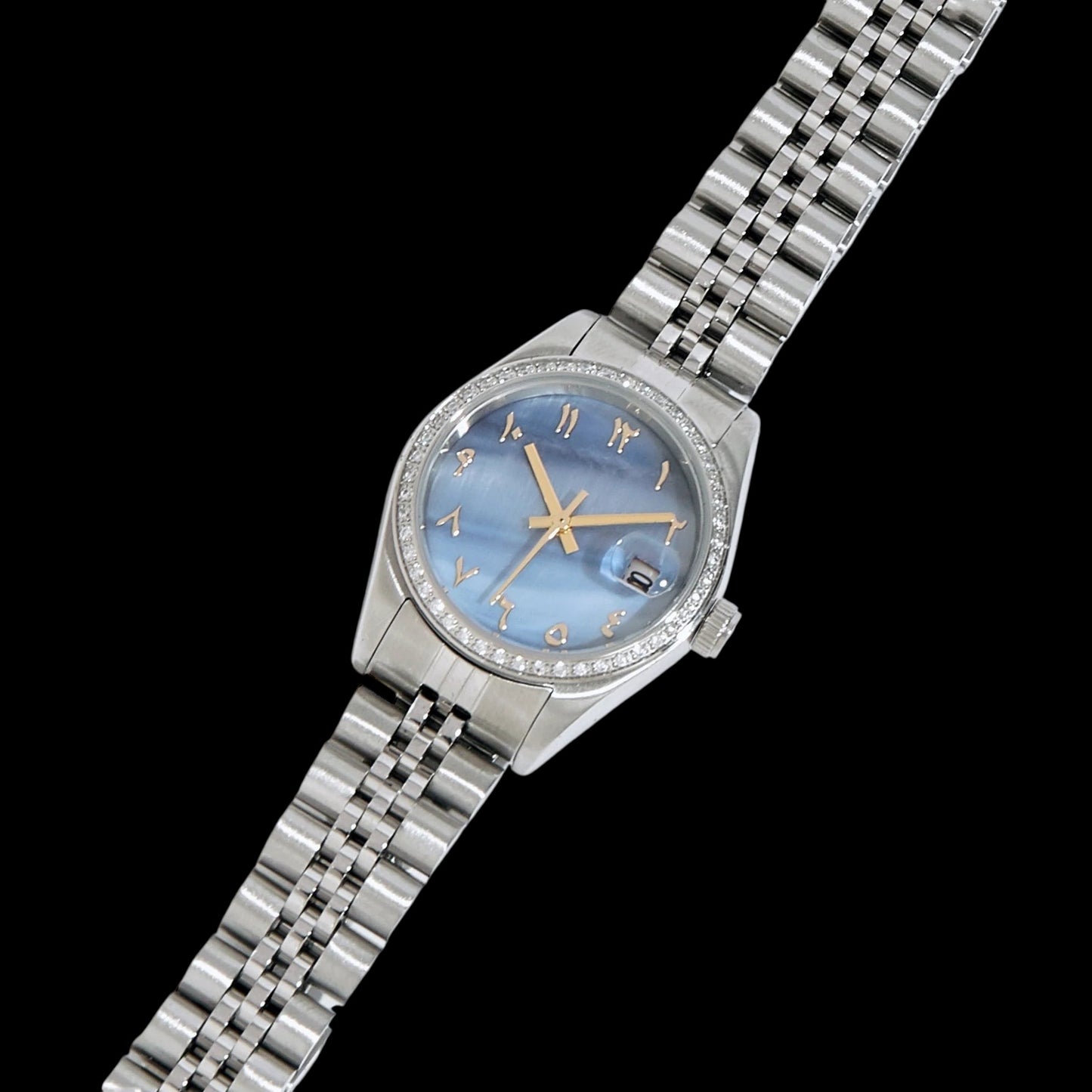 EDELSTAHL "ARABIC" FRAUEN UHR - ICERAIN JEWELRY
