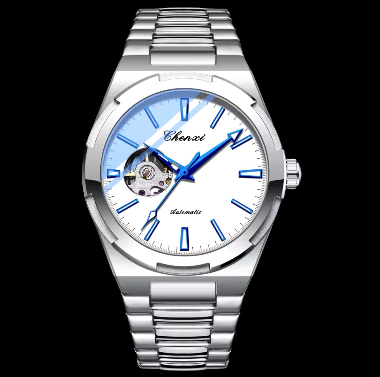 EDELSTAHL AUTOMATIK "HOLLONDOS" UHR - ICERAIN JEWELRY