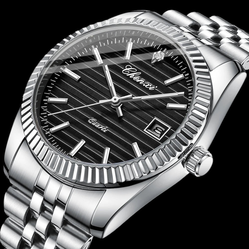 EDELSTAHL "WISTERWAT" UHR - ICERAIN JEWELRY