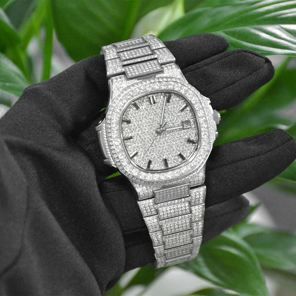 ICED OUT 43MM MOISSANITE "FERANOIR" UHR - ICERAIN JEWELRY